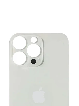 iPhone 16 Pro Max  Vidrio Tapa Trasera Back Glass / Blanco Titanium / White Titanium / Completa con Lamina y Magneto NFC