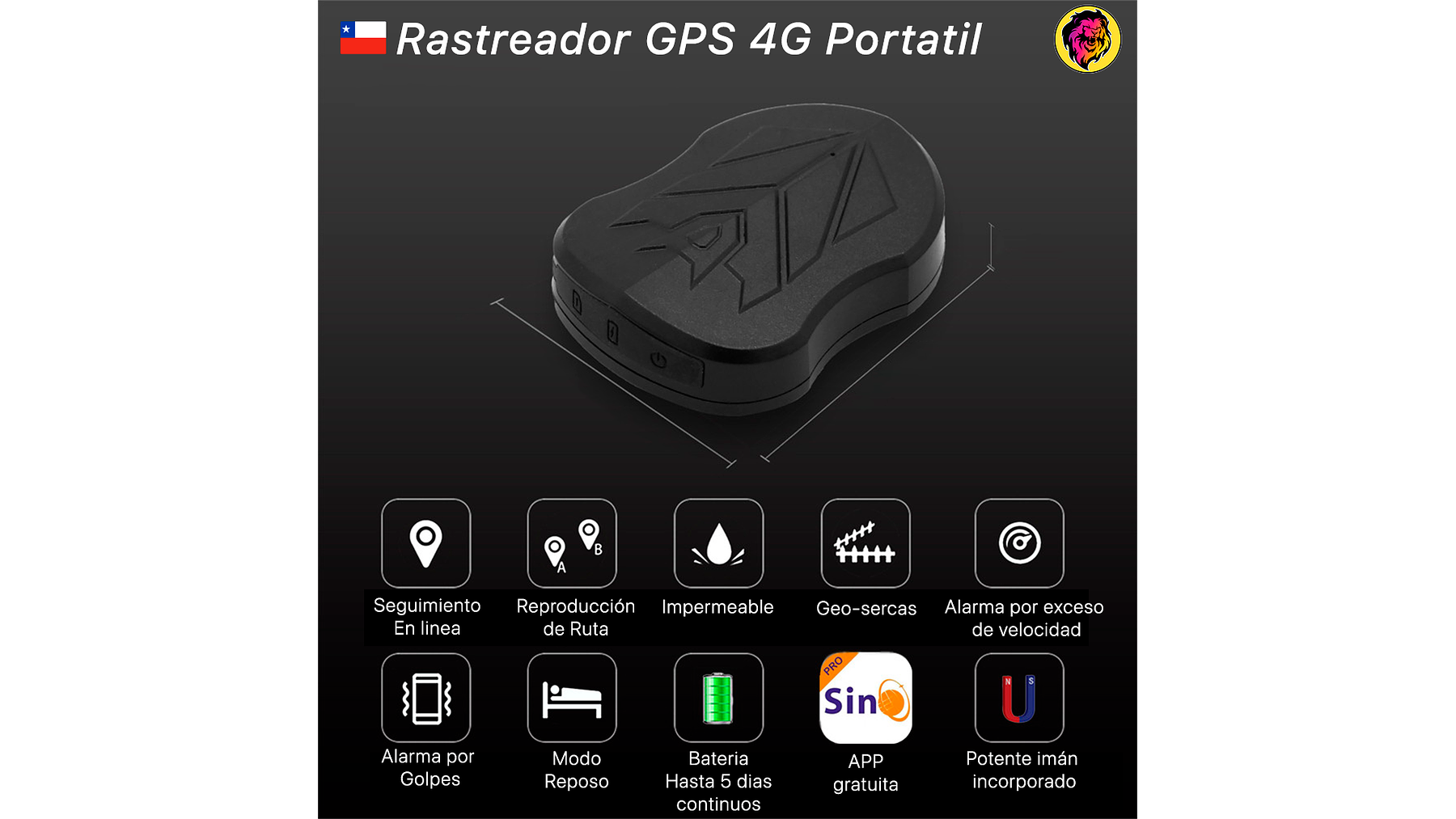 Rastreador Gps 4G Portatil 1
