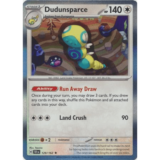 Dudunsparce 129/162