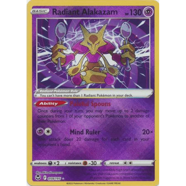 Radiant Alakazam 059/195