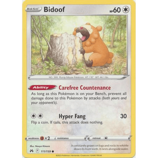 Bidoof 111/159