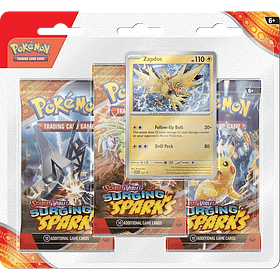 Surging Sparks 3-Booster Blister (Inglés)