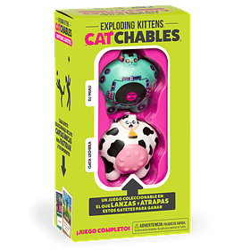 Exploding Kittens Catchables 2-Pack DJ Miau y Gata Lechera