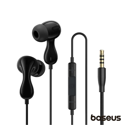 Auscultadores Stereo C/ Fios E Microfone Encok HZ20 BASEUS
