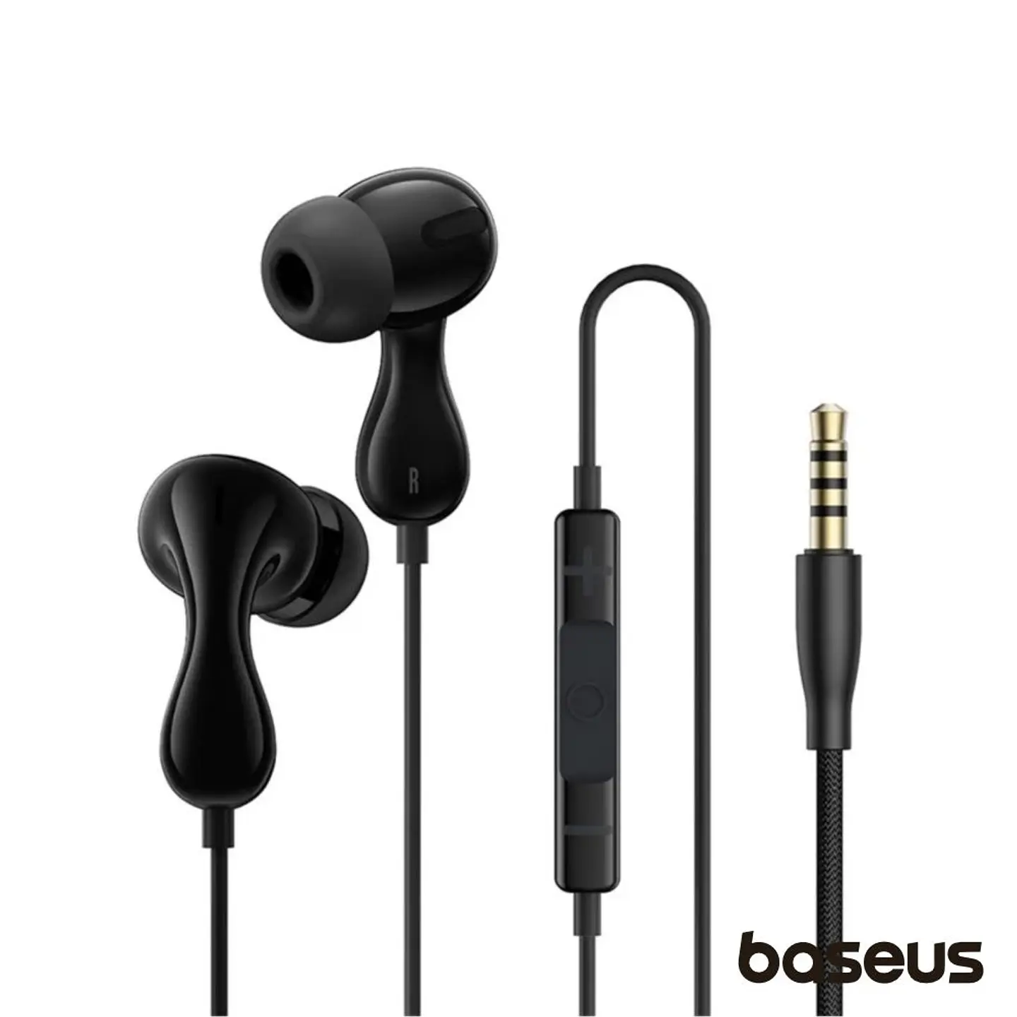 Auscultadores Stereo C/ Fios E Microfone Encok HZ20 BASEUS 1