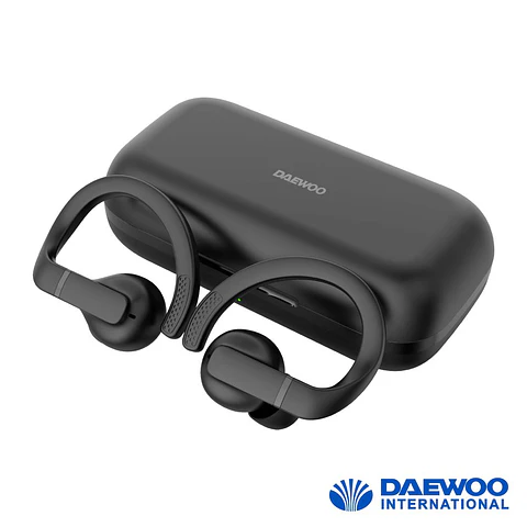 Auscultadores Earbuds P/ Desporto BT 5.3 TWS IPX4 Preto