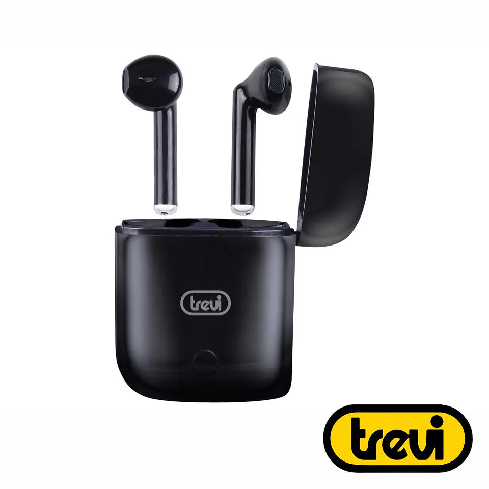 Auriculares Earbuds Bluetooth 5.1 TWS Preto TREVI 1