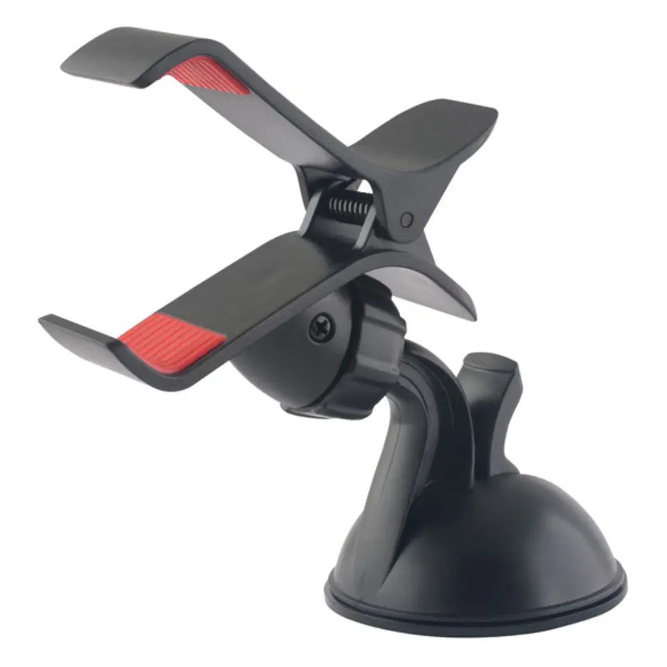 Suporte Universal Telemóvel C/ Ventosa Preto 1