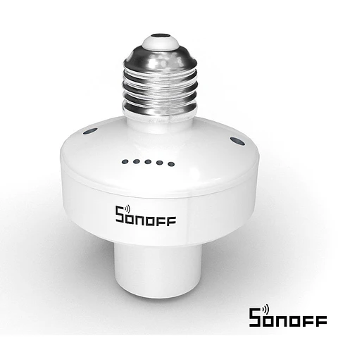 Suporte Para Lâmpada E27 Branco S/ Fios SONOFF