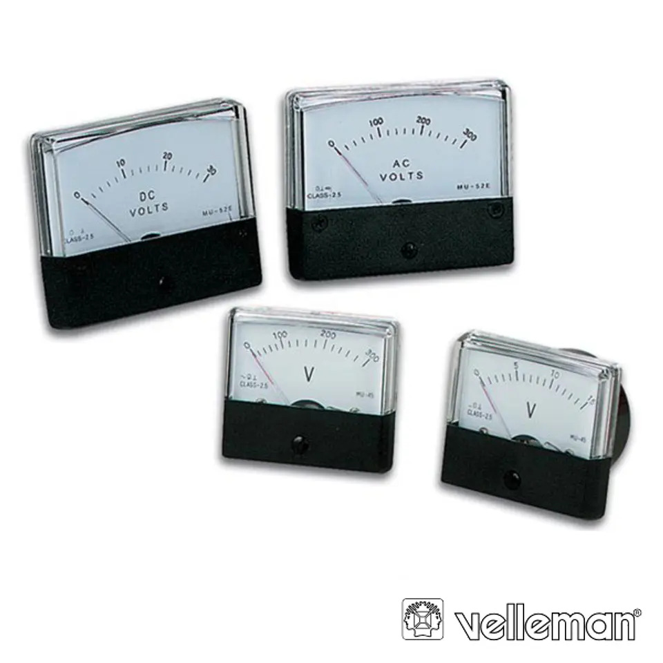VOLTÍMETRO DE PAINEL 30V DC VELLEMAN 1