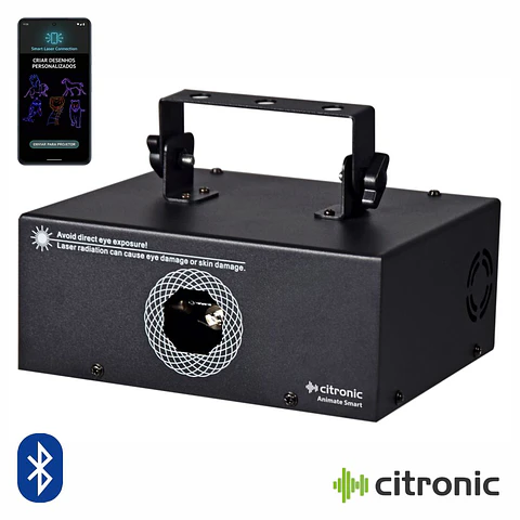 Laser RGB De Animação SMART Com Bluetooth CITRONIC