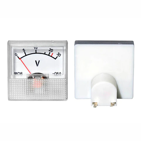 Voltímetro Analógico de Painel 30V DC