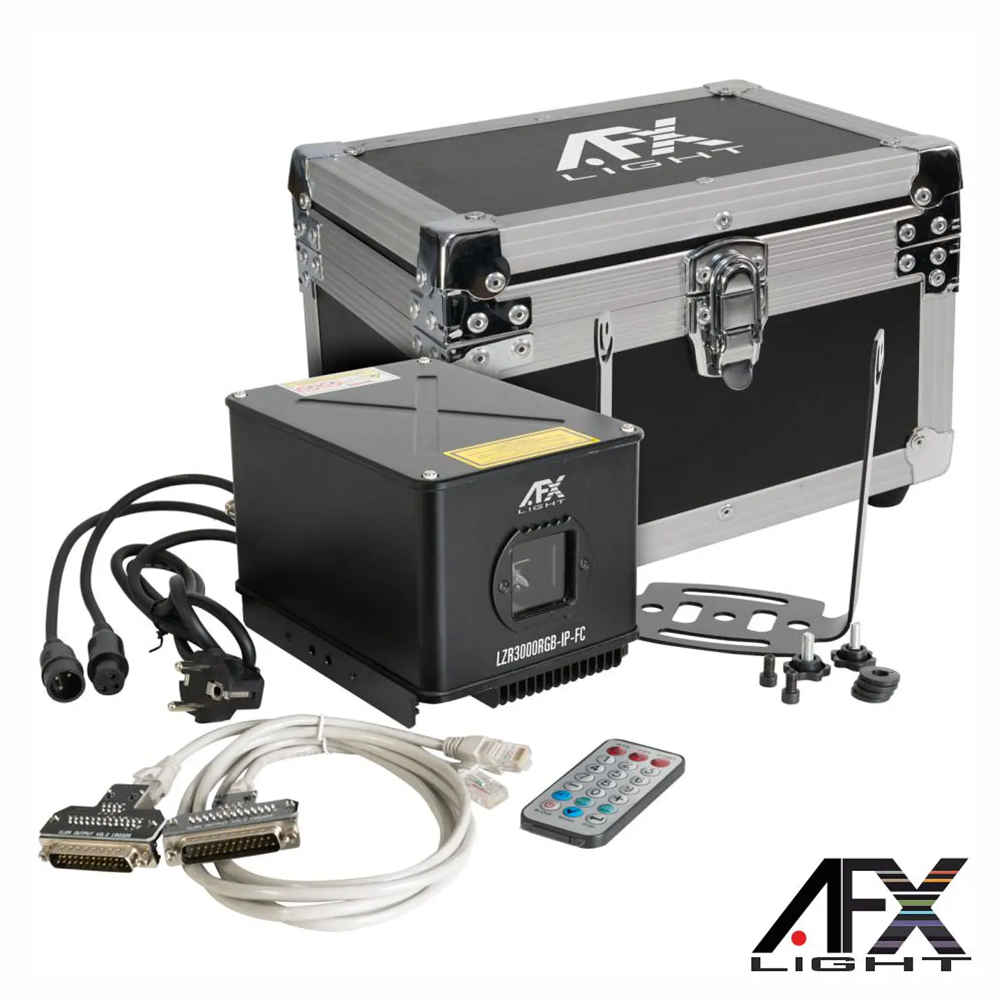 Laser RGB 5000mW ILDA/DMX IP65 C/ Mala Transporte AFXLIGHT 1