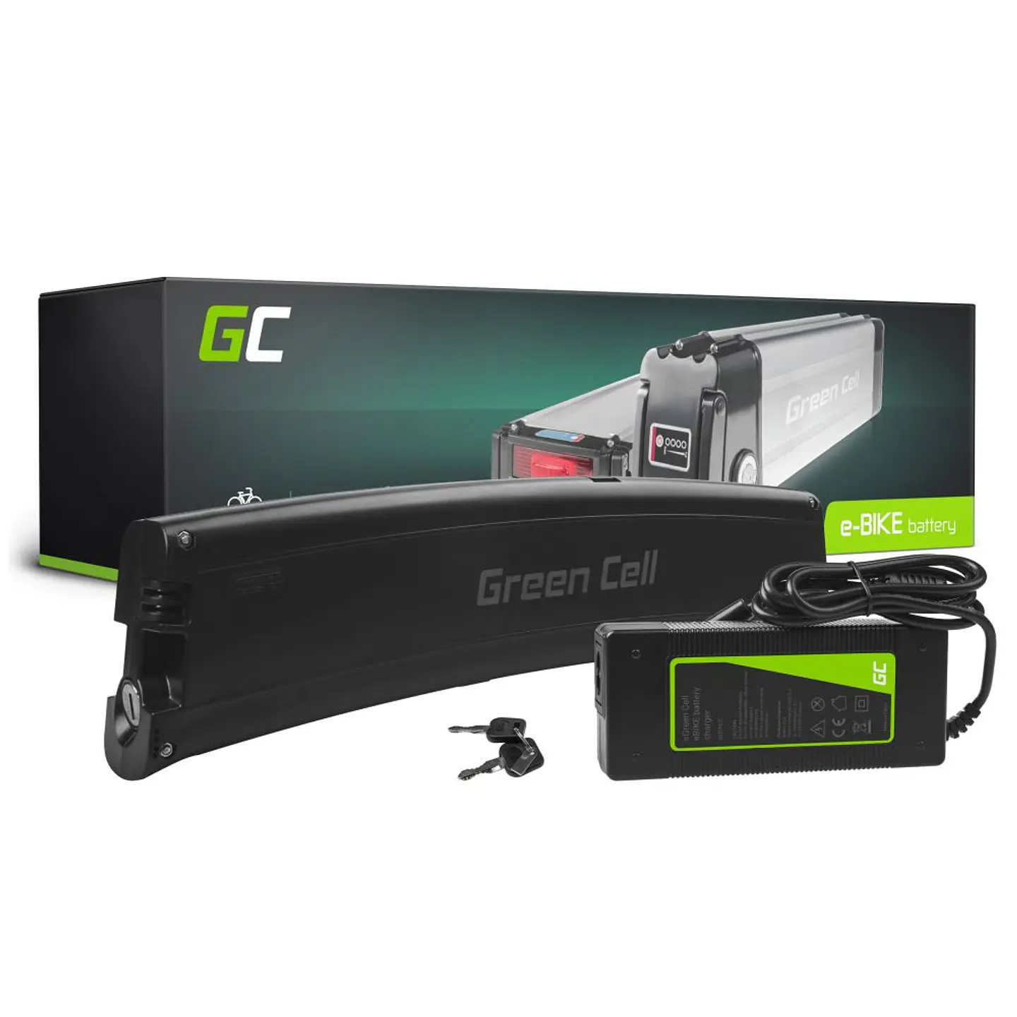 Bateria P/ E-Bike 36V 7.8Ah C/ Carregador GREEN CELL 1