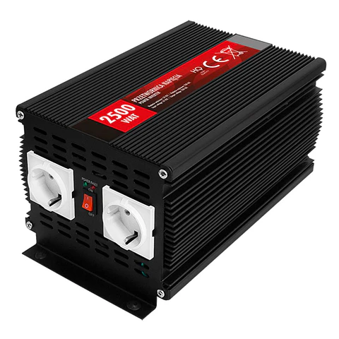 CONVERSOR 24V-230V 2500W Onda Modificada
