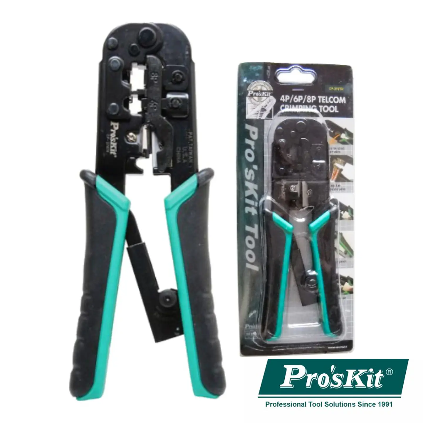 ALICATE DE CRAVAR RJ45/RJ11/RJ12/RJ22 PROSKIT 1