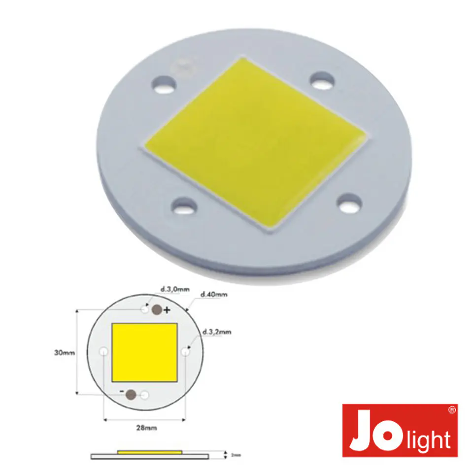 LED ARRAY ALTO BRILHO 5W BRANCO FRIO JOLIGHT 1