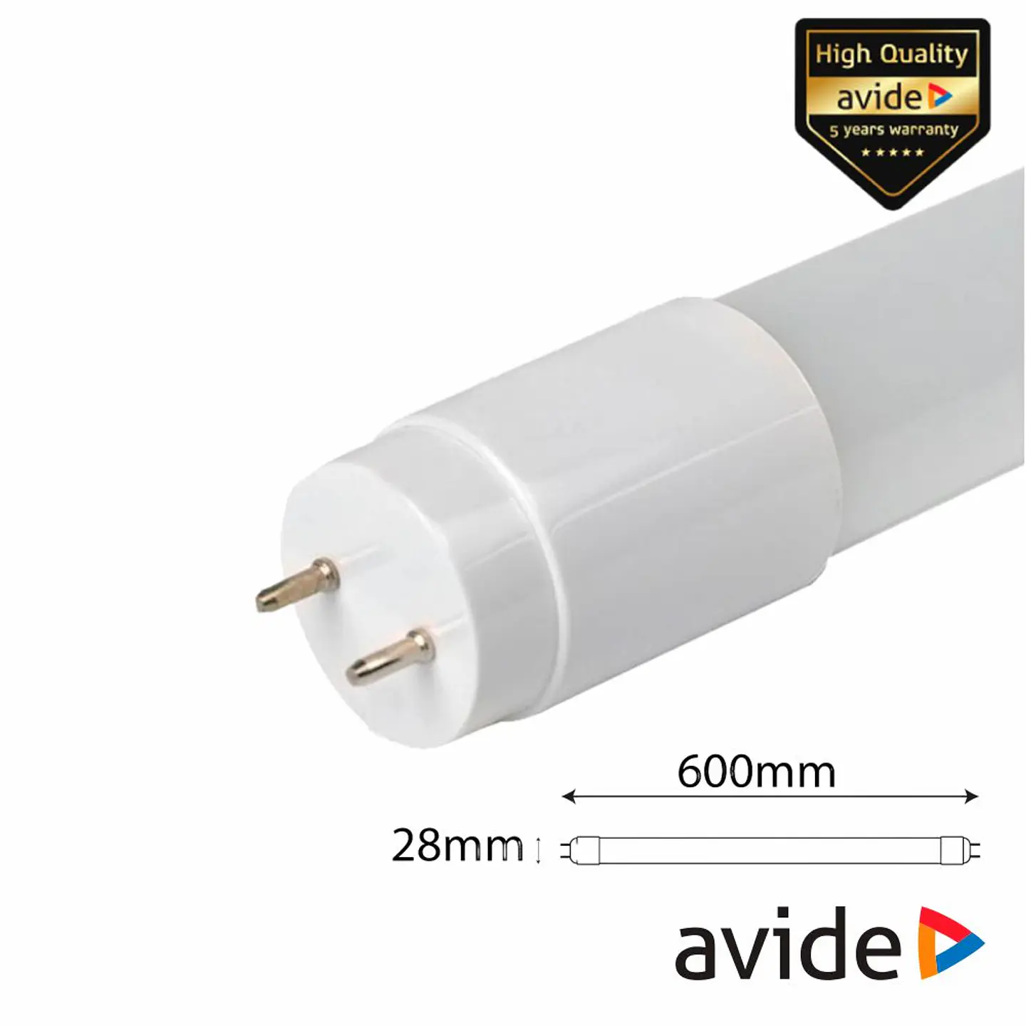 Lâmpada Tubular 9W LEDS G13 6400K 1080lm AVIDE 1