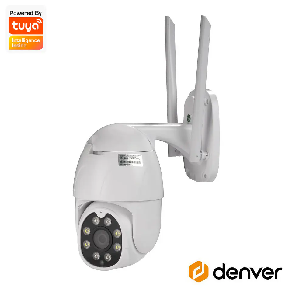 Câmara Vigilância IP 1080p Wifi Tuya DENVER 1