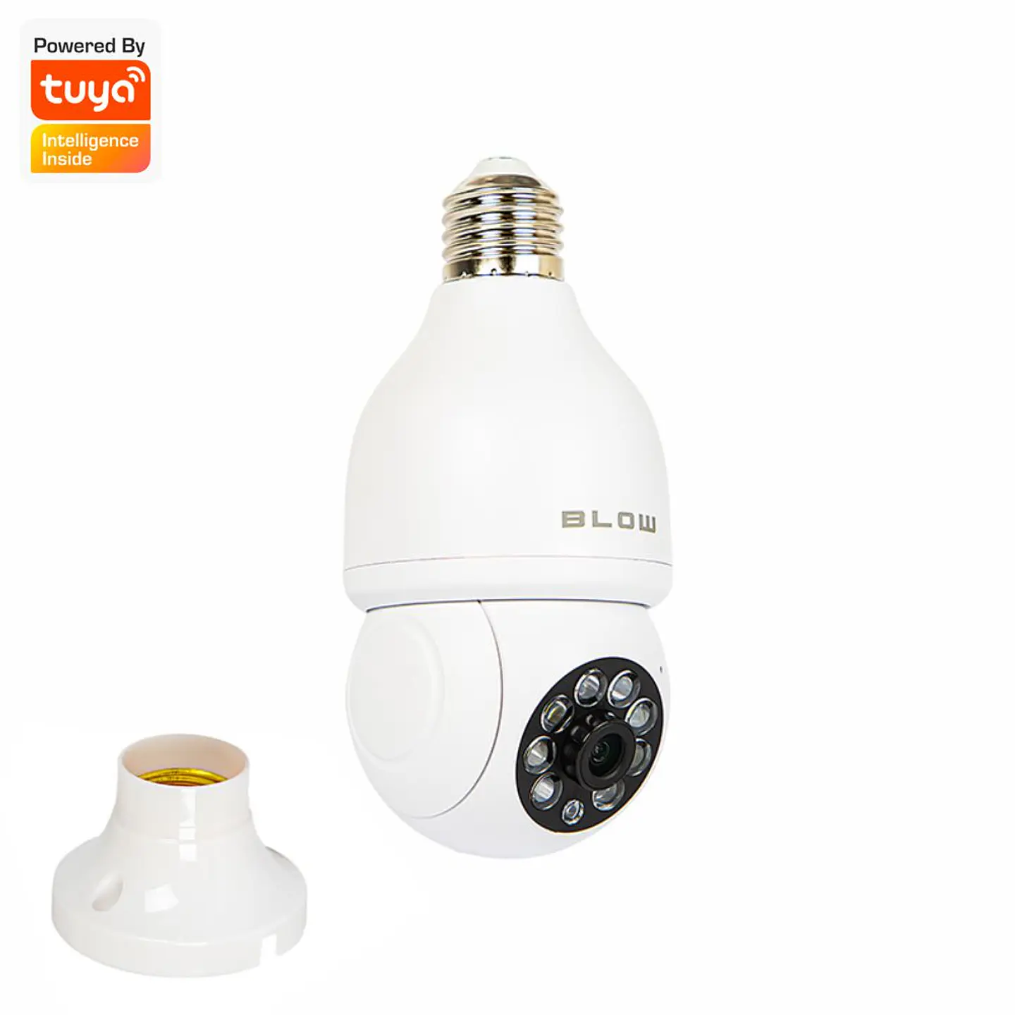 Câmara Vigilância Wifi IP 3MP E27 TUYA BLOW 1