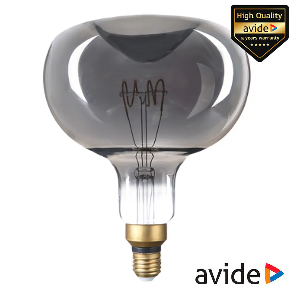 Lâmpada E27 6W 230V Filamento 2400K 150lm Smoky AVIDE 1