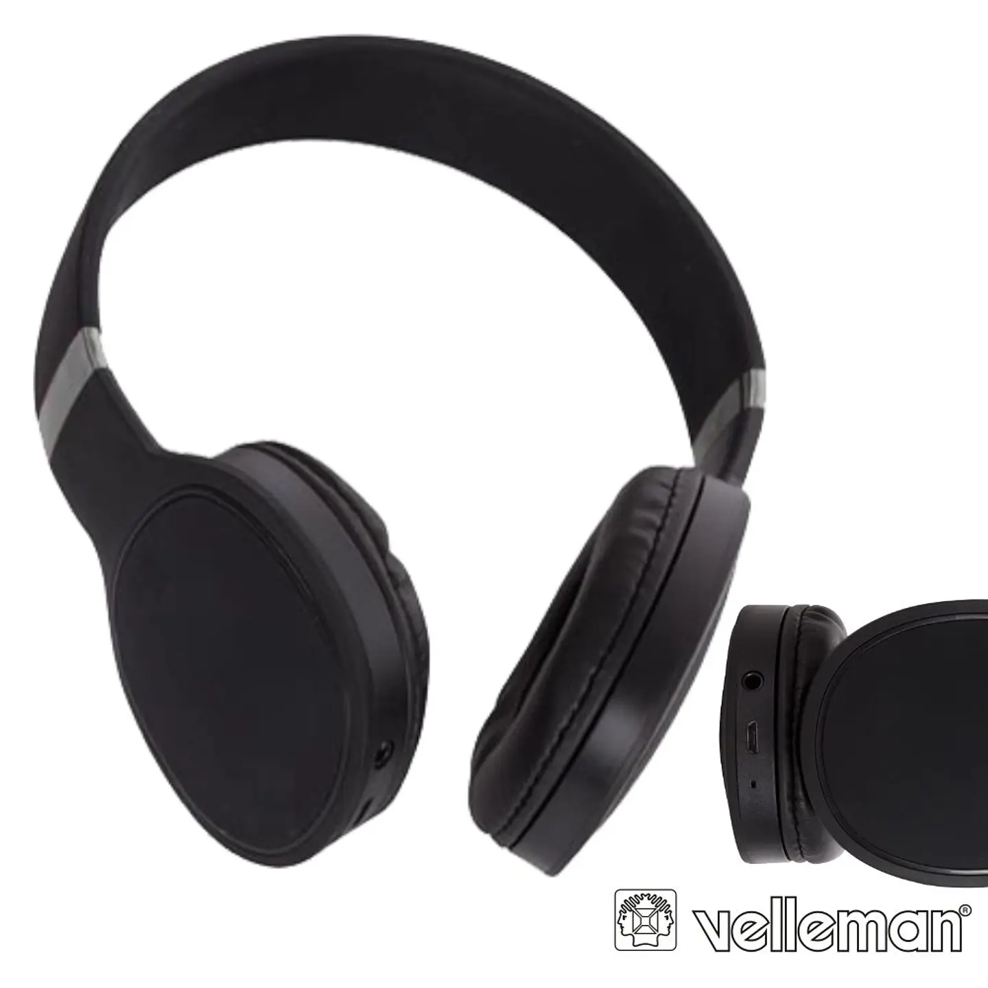 AUSCULTADORES BLUETOOTH DSP E CANCEL. RUÍDO BAT VELLEMAN 1