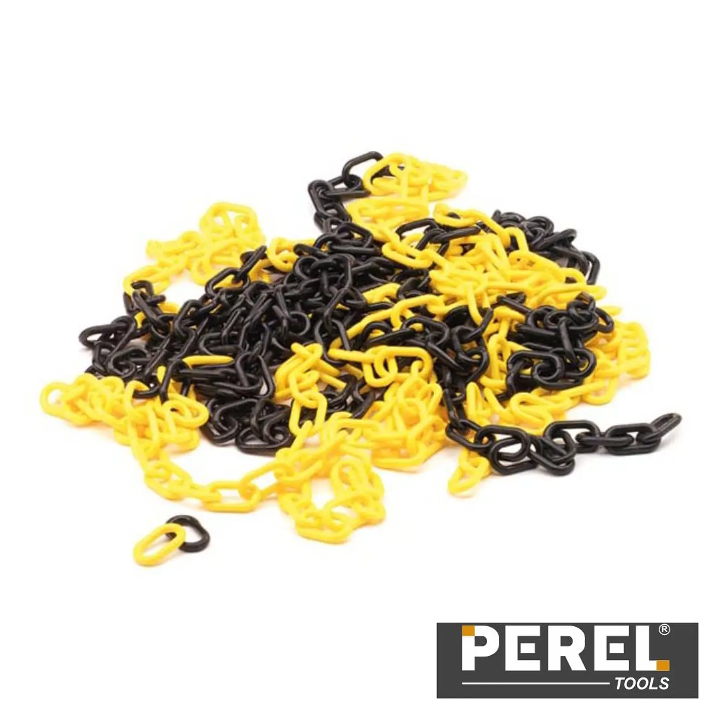 Corrente Plástica Amarela/Preta - 10M PEREL 1