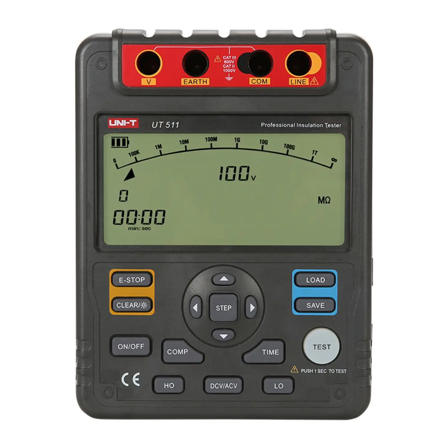 Medidor de Resistência de Isolamento UNI-T 1