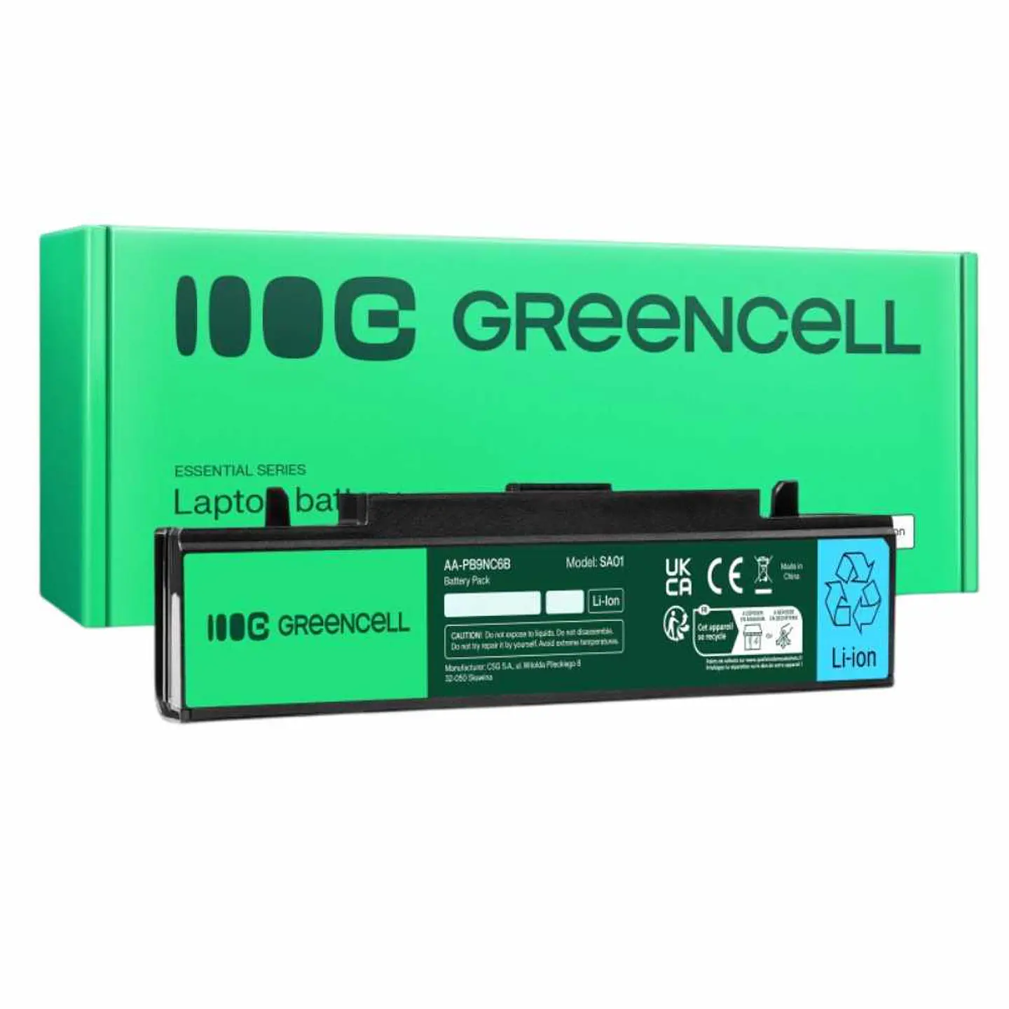 Bateria P/ Portátil Samsung 4400mAh 11.1V GREEN CELL 1