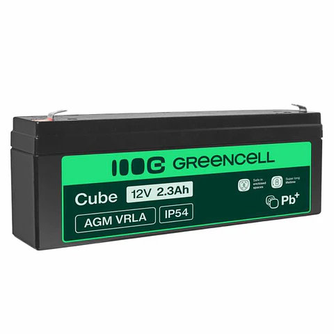 Bateria Chumbo Gel AGM 12V 2.3A GREEN CELL