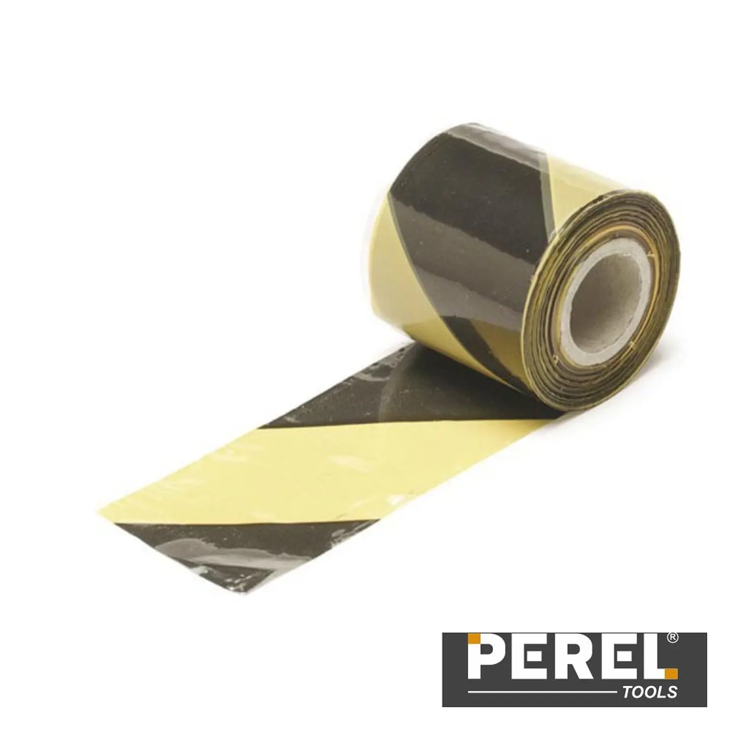 Fita De Sinalização Preta/Amarela - 100M PEREL 1