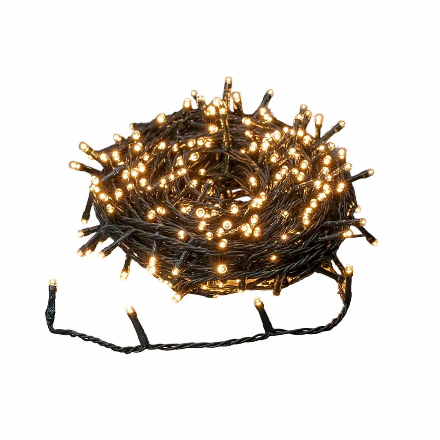 Luzes de Natal 700 LED 5mm Branco Quente 54m 1