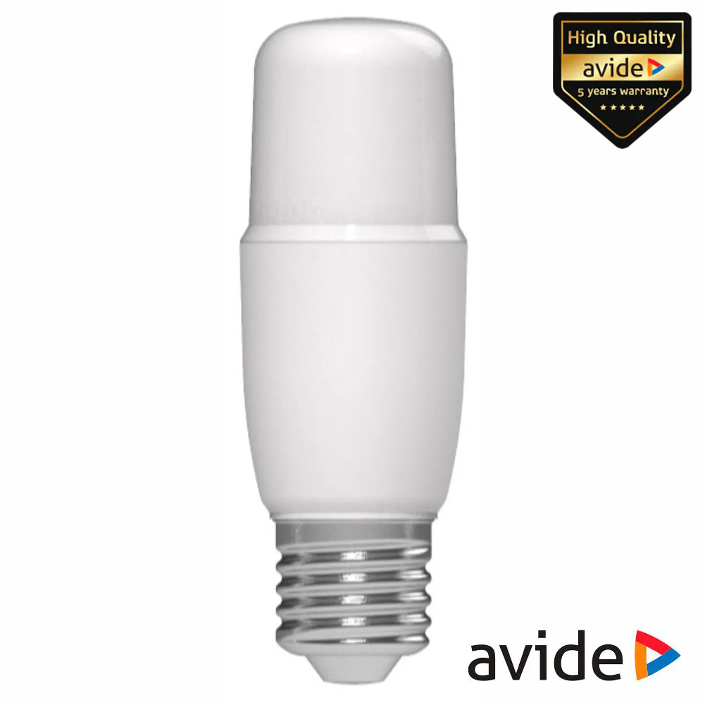 Lâmpada LED E27 Stick T37 9.5W 230V 6400K 1055lm AVIDE 1