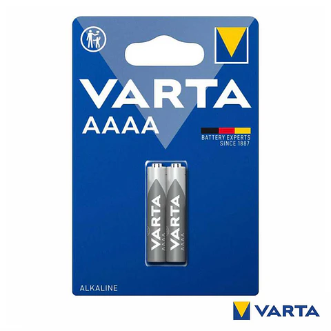Pilha Alcalina AAAA LR8D425 1.5V 2x Blister VARTA