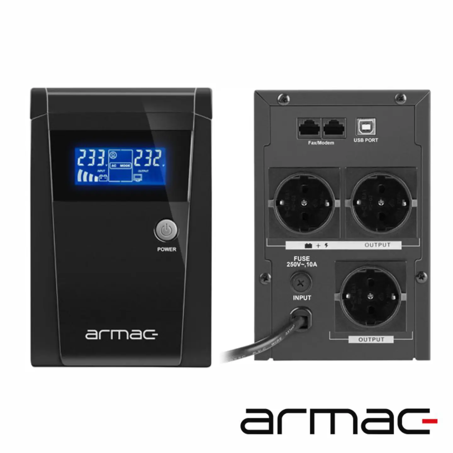 UPS 1000VA 350W 230V ARMAC 1