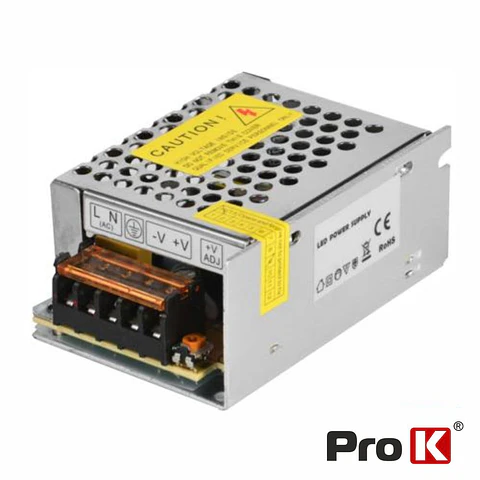 Fonte de Alimentação Industrial 12V 36W 3A PROK