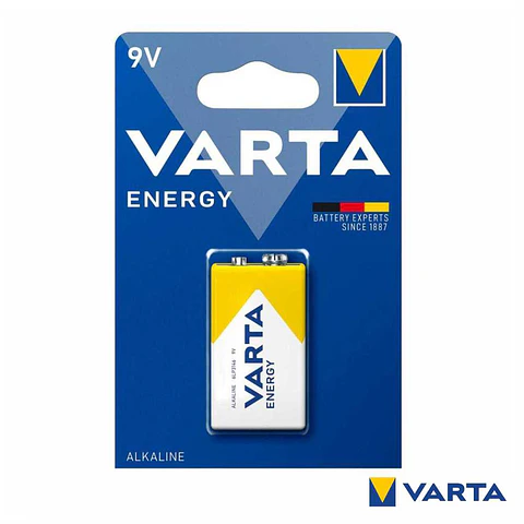 Pilha Alcalina 9V/6LR61 VARTA