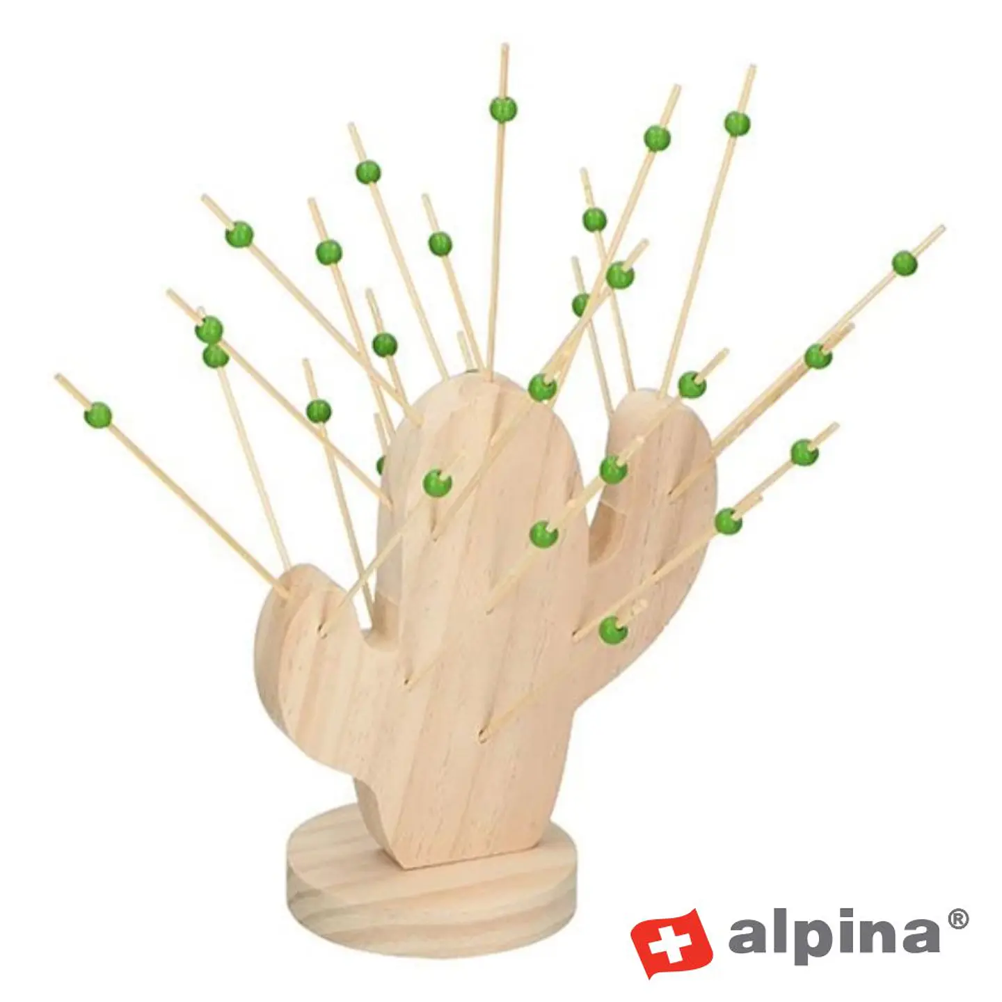 Suporte C/ Palitos Bambu P/ Espetos de Festa 28 Peças ALPINA 1