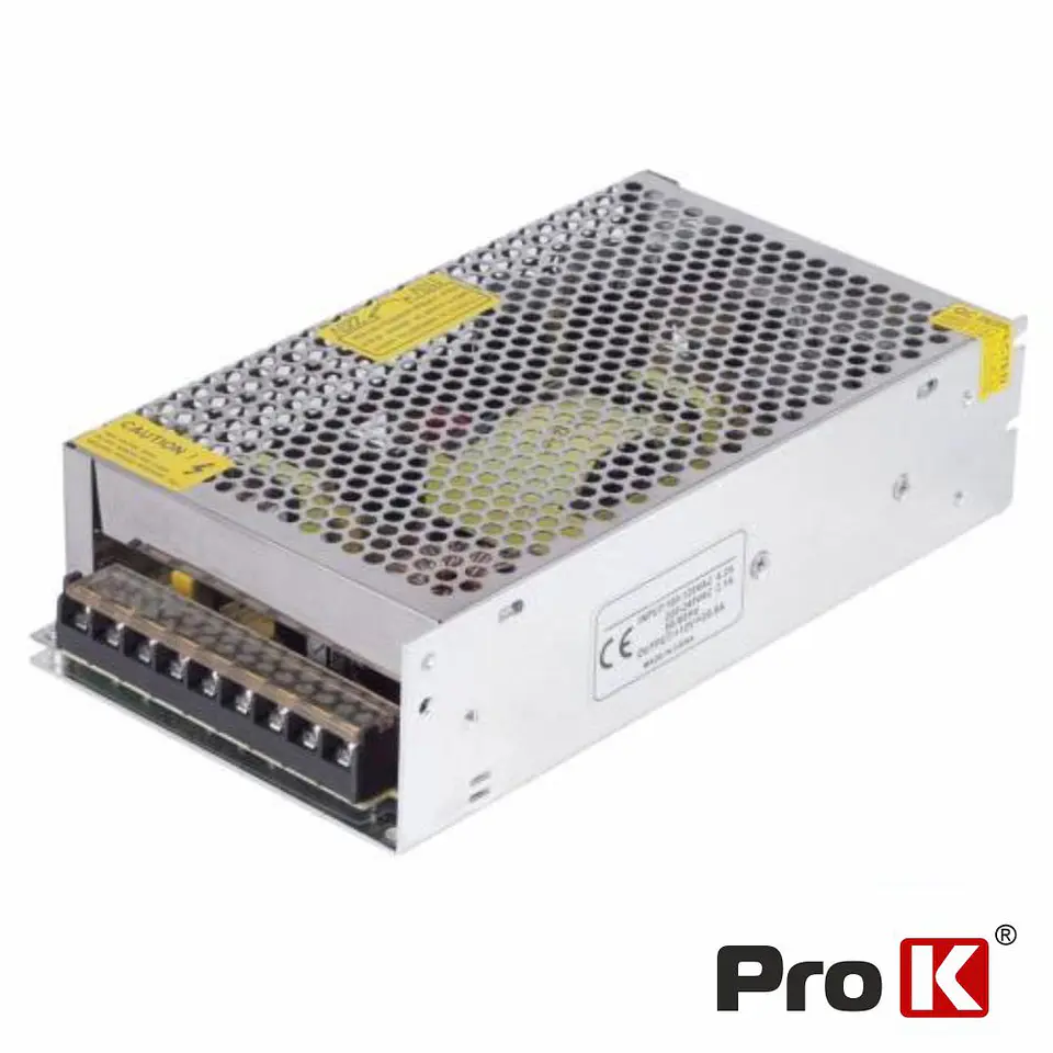 Fonte de Alimentação Industrial 12V 100W 8.3A PROK 1