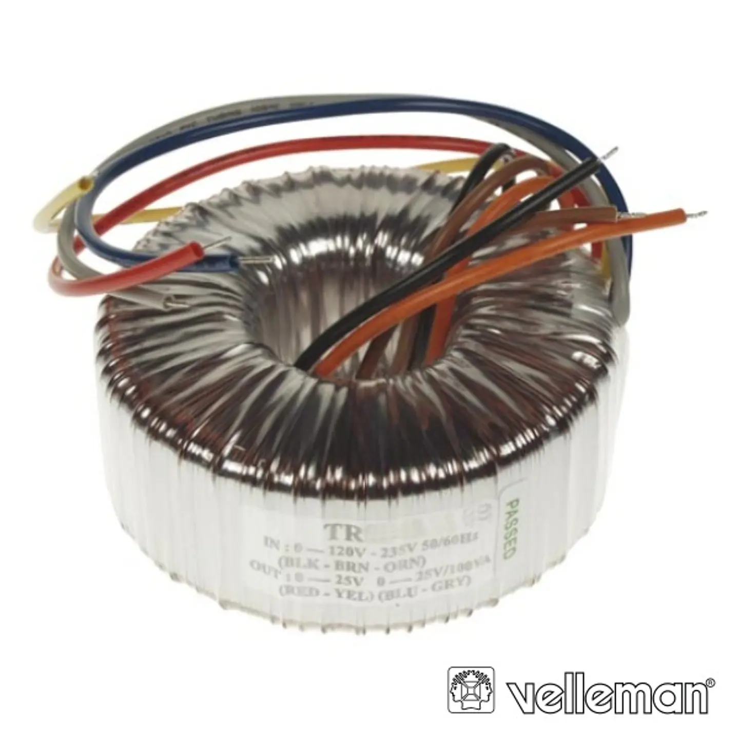 TRANSFORMADOR TOROIDAL 30VA 2x12V 2x1.25A 1