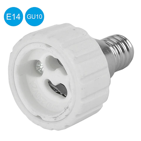 CASQUILHO ADAPTADOR DE E14 P/ GU10