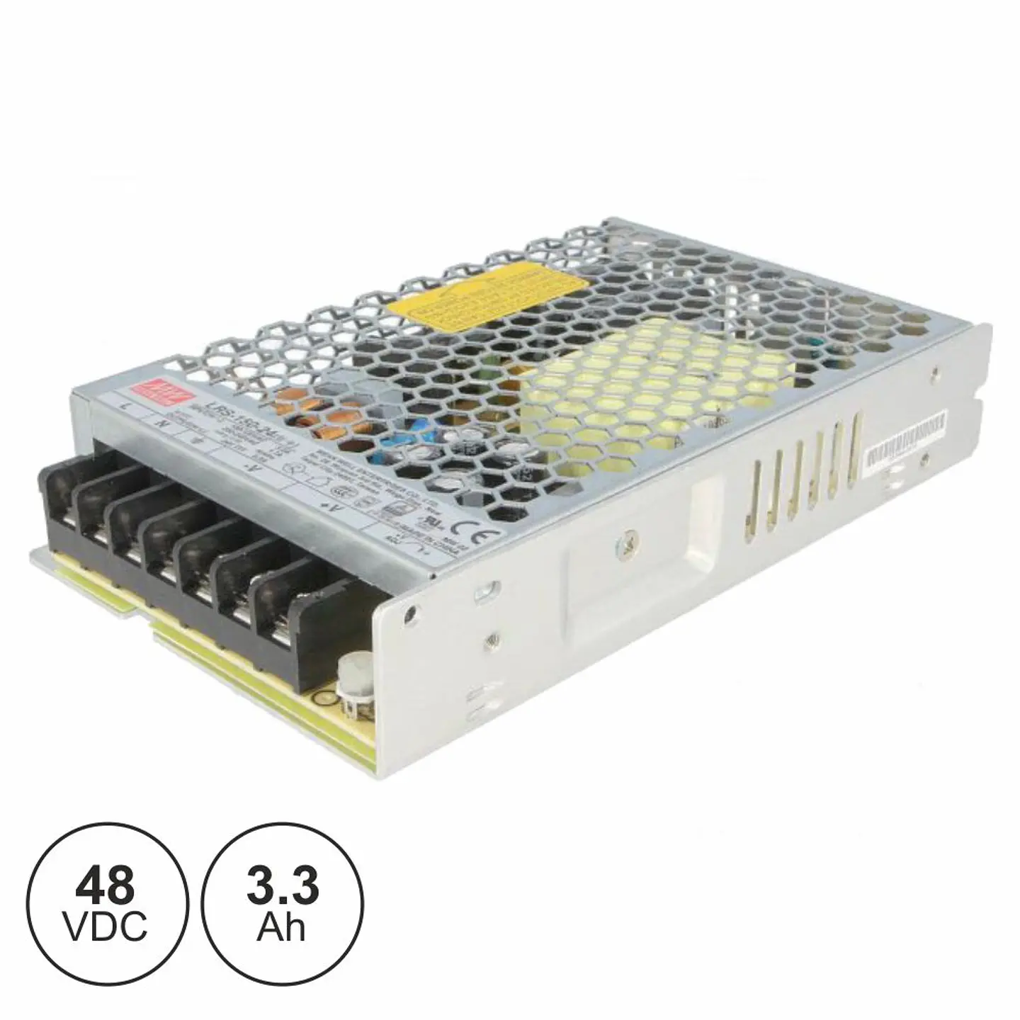 FONTE DE ALIMENTAÇÃO INDUSTRIAL 48V 158W 3.3A MW 1