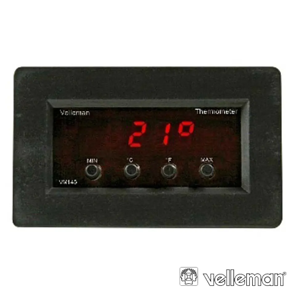 TERMÓMETRO DIG PAINEL C/ VISUALIZAÇÃO TEMPERATURA MIN-MAX 1