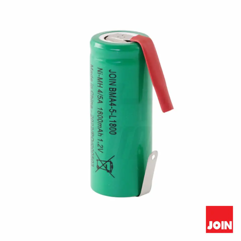 Bateria Ni-Mh 1.2V 1800ma C/ Patilhas JOIN 1