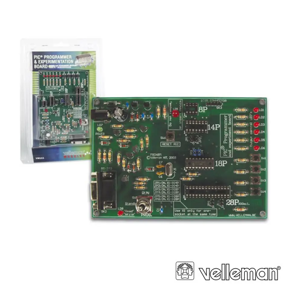 KIT PROGRAMADOR PIC VELLEMAN 1