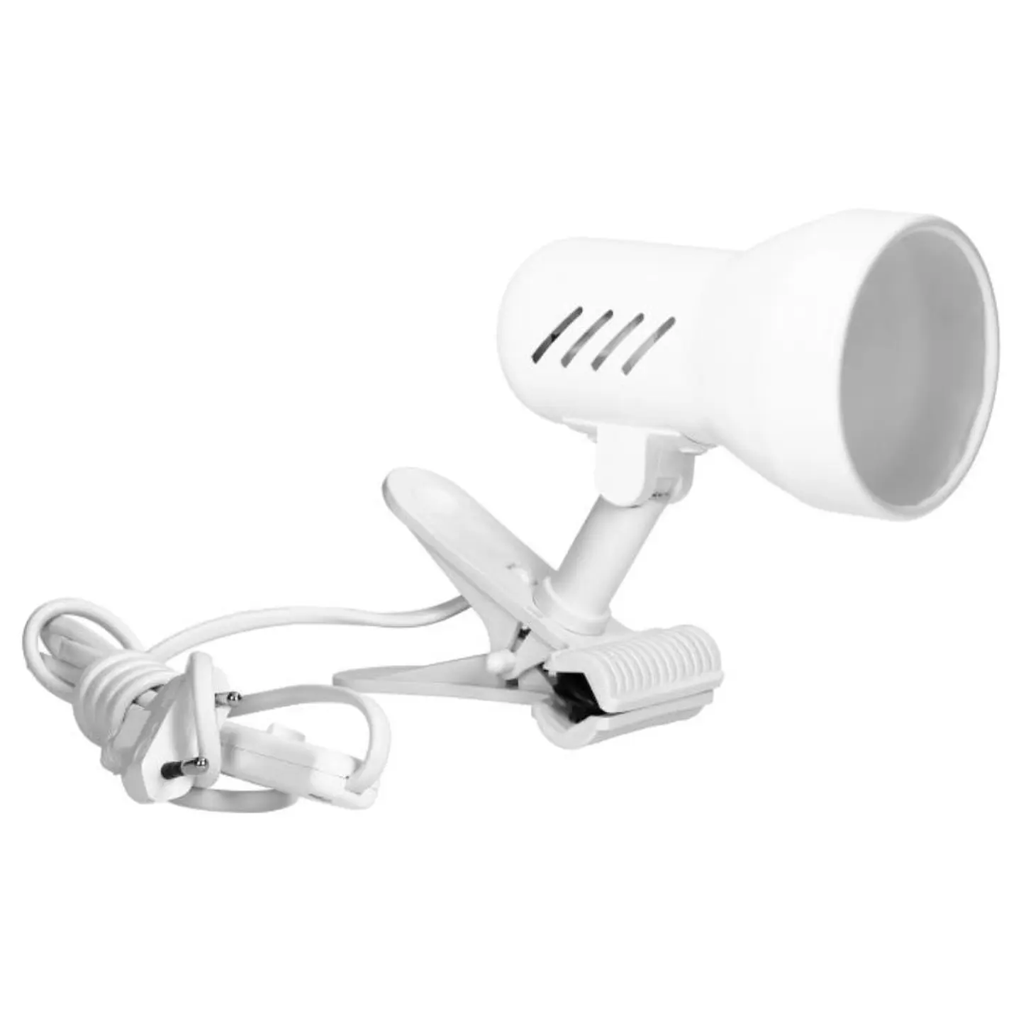 Candeeiro Secretária 1xE27 40W C/ Mola Branco VIRONE 1
