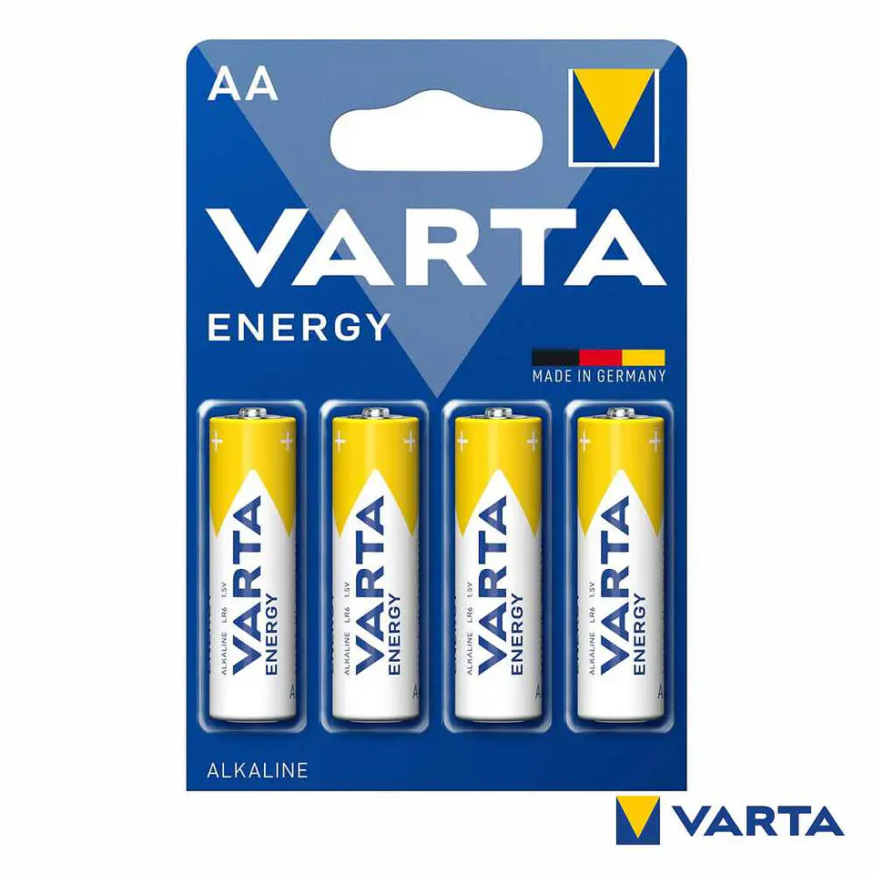 Pilha Alcalina LR6/AA 1.5V 4x Blister VARTA 1