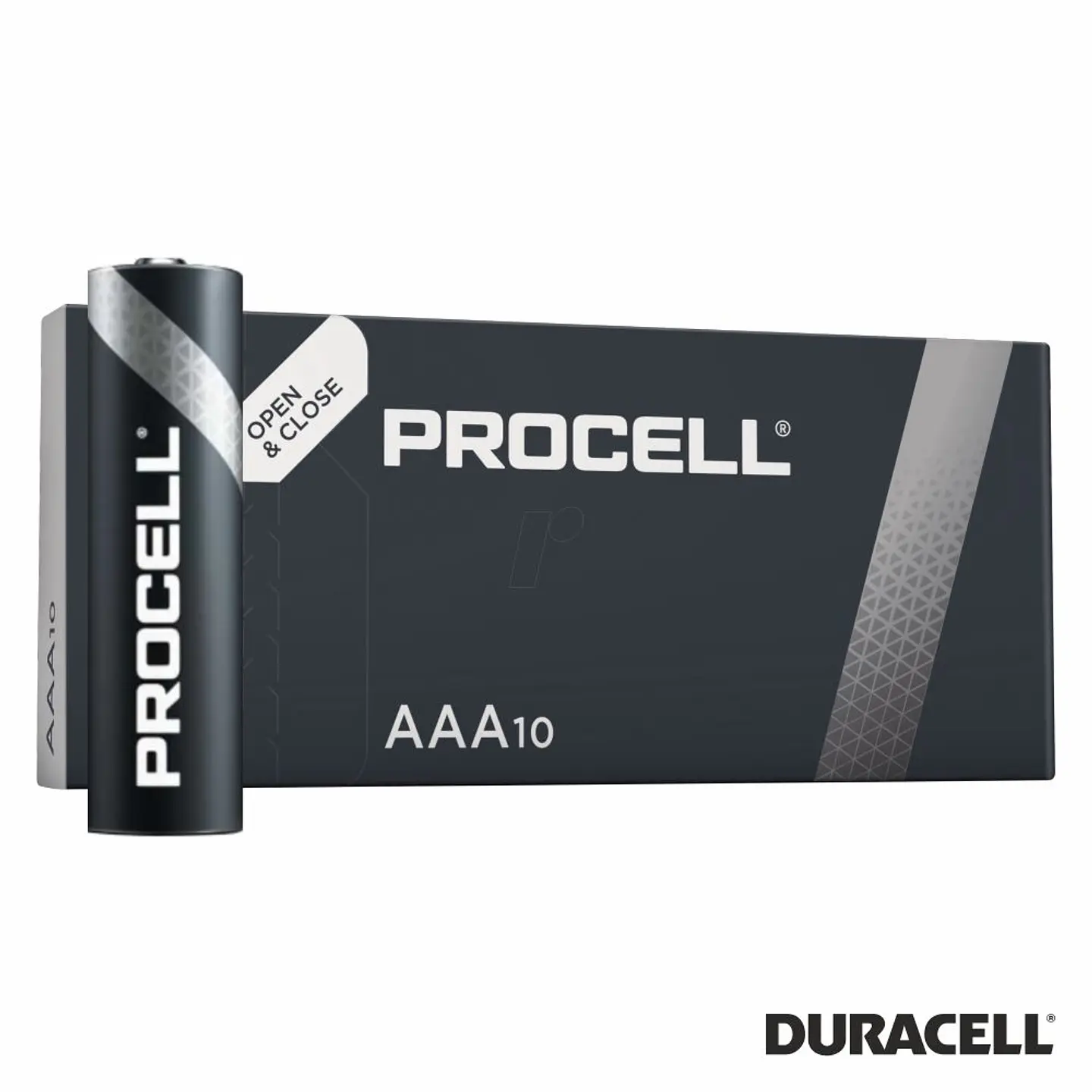 Pilha Alcalina Procell LR03/AAA 1.5V 10X Industrial DURACELL 1