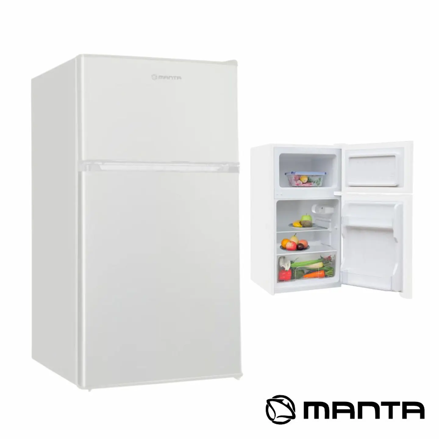 Frigorífico C/ Compressor 88L Branco MANTA 1