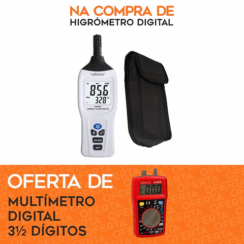 Higrómetro Digital C/ OFERTA Multímetro Digital